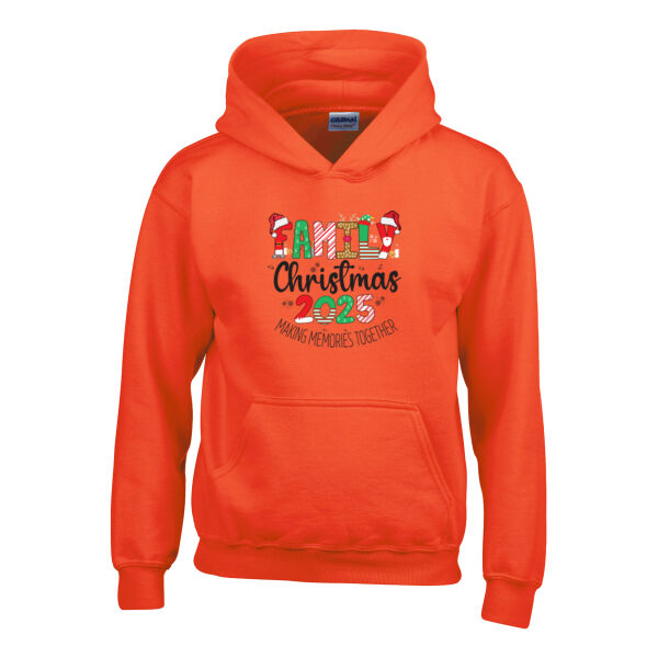 Family Christmas 2025 Making memories Together - Heavy Blend™ youth hooded sweatshirt Thumbnail