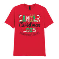Family Christmas 2025 Making memories Together - Softstyle™ adult ringspun t-shirt Thumbnail