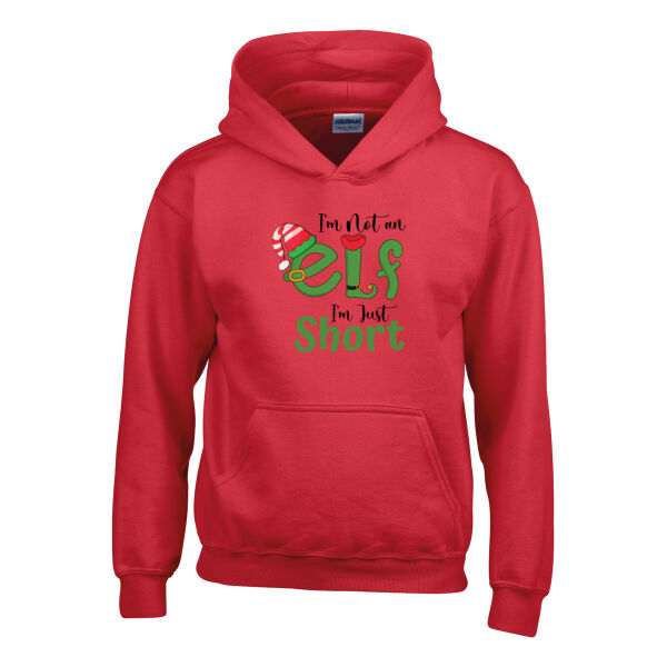 I'm not just ELF I'm just short - Heavy Blend™ youth hooded sweatshirt Thumbnail