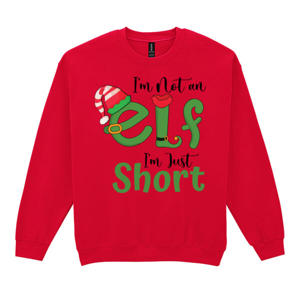I'm not just ELF I'm just short - Heavy Blend™ adult crew neck sweatshirt Thumbnail