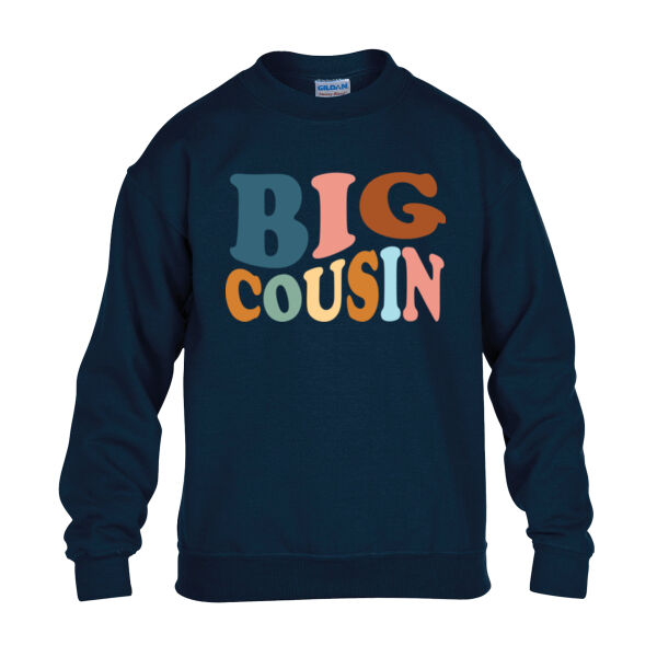 Big Cousin - Heavy Blend™ youth crew neck sweatshirt Thumbnail