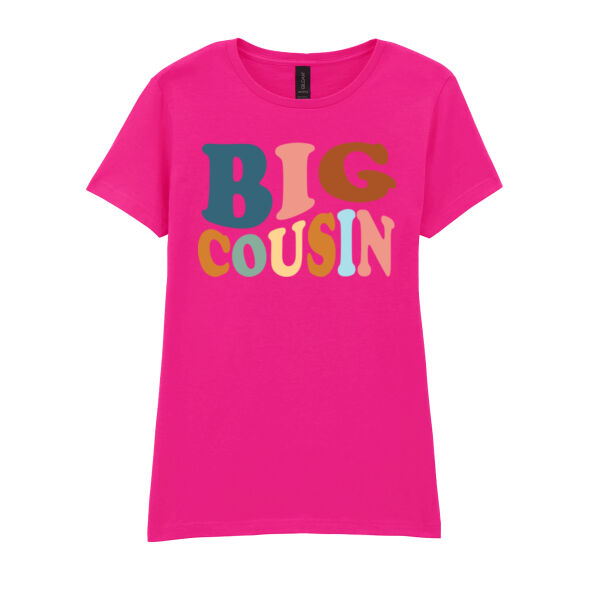 Big Cousin - Softstyle™ women's ringspun t-shirt Thumbnail