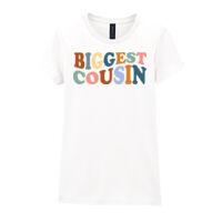 Biggest Cousin - Softstyle™ women's ringspun t-shirt Thumbnail
