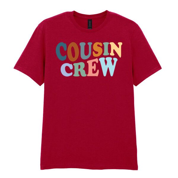 Cousin Crew - Softstyle™ adult ringspun t-shirt Thumbnail
