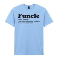 Funcle - Softstyle™ adult ringspun t-shirt Thumbnail