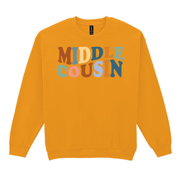 Middle Cousin - Heavy Blend™ adult crew neck sweatshirt Thumbnail