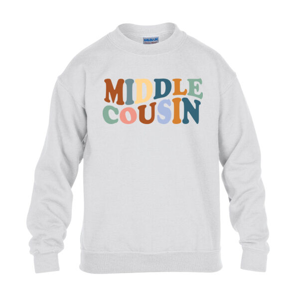 Middle Cousin - Heavy Blend™ youth crew neck sweatshirt Thumbnail
