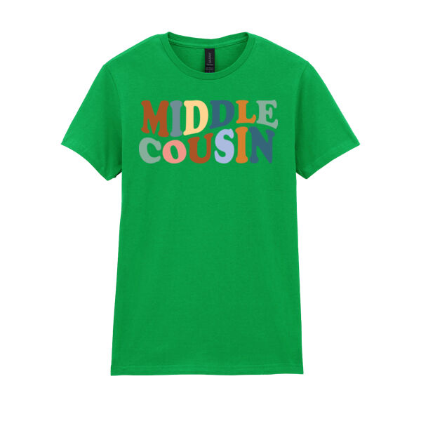 Middle Cousin - Softstyle™ women's ringspun t-shirt Thumbnail