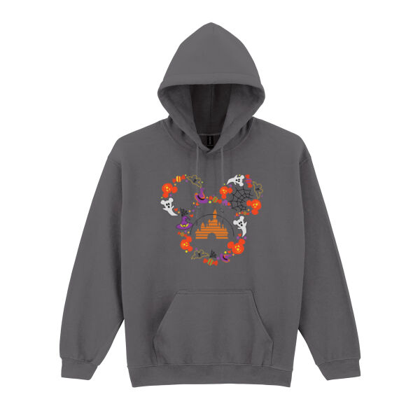 Disney Halloween Mice face - Heavy Blend™ hooded sweatshirt Thumbnail