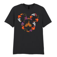 Disney Halloween Mice face - Softstyle™ adult ringspun t-shirt Thumbnail