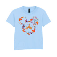 Disney Halloween Mice face - Softstyle™ youth ringspun t-shirt Thumbnail