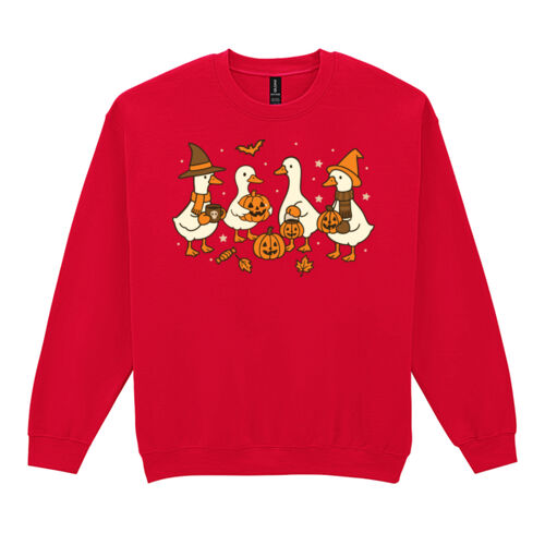 Halloween Duck - Heavy Blend™ adult crew neck sweatshirt Thumbnail
