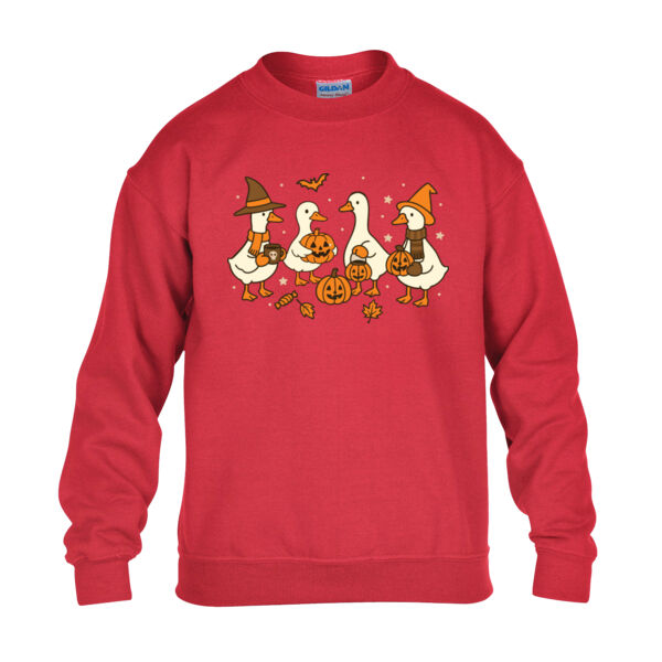 Halloween Duck - Heavy Blend™ youth crew neck sweatshirt Thumbnail