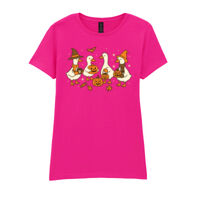 Halloween Duck - Softstyle™ women's ringspun t-shirt Thumbnail
