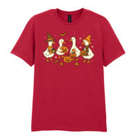 Halloween Duck - Softstyle™ adult ringspun t-shirt Thumbnail