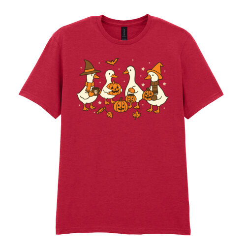 Halloween Duck - Softstyle™ adult ringspun t-shirt Thumbnail