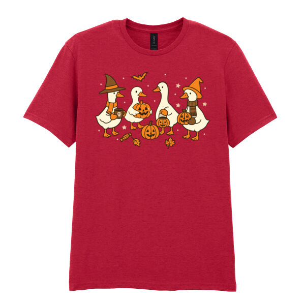 Halloween Duck - Softstyle™ adult ringspun t-shirt Thumbnail