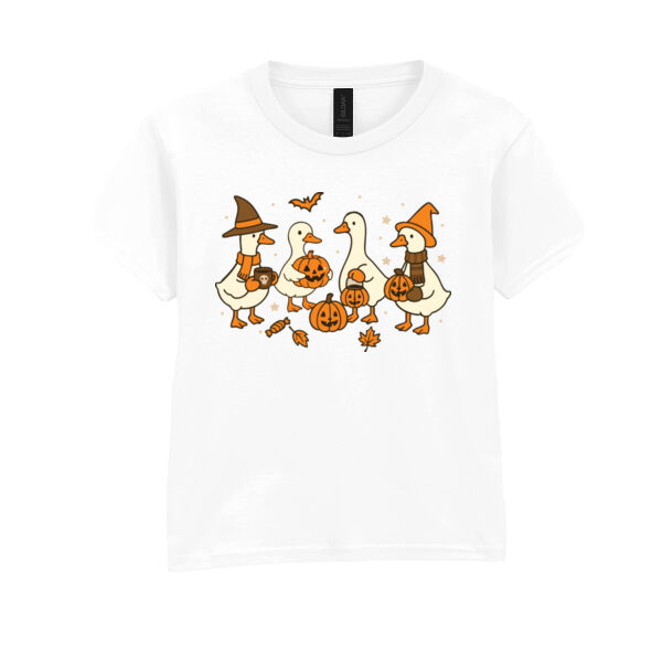 Halloween Duck - Softstyle™ youth ringspun t-shirt Thumbnail