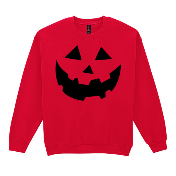Halloween Face - Heavy Blend™ adult crew neck sweatshirt Thumbnail