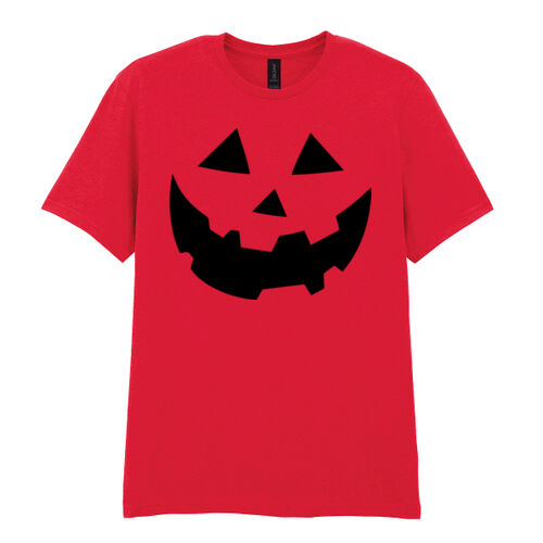 Halloween Face - Softstyle™ adult ringspun t-shirt Thumbnail