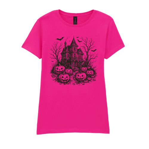 Halloween Night - Softstyle™ women's ringspun t-shirt Thumbnail