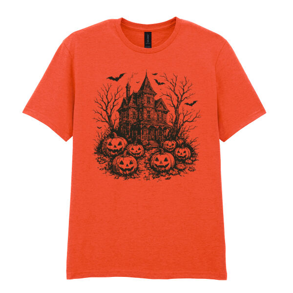 Halloween Night - Softstyle™ adult ringspun t-shirt Thumbnail