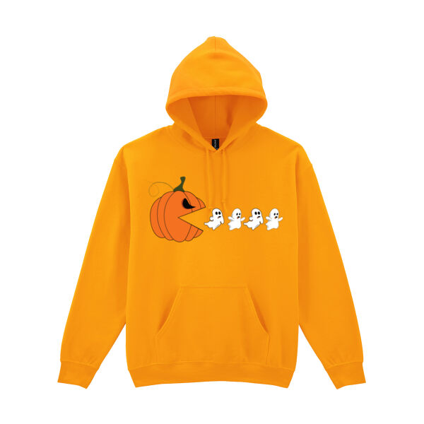 Halloween Pumpkin Ghost Eater - Heavy Blend™ hooded sweatshirt Thumbnail