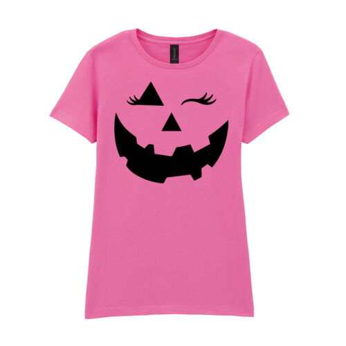 Halloween Face - Softstyle™ women's ringspun t-shirt Thumbnail