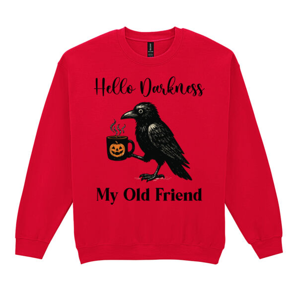 Hello Darkness my old friend - Heavy Blend™ adult crew neck sweatshirt Thumbnail