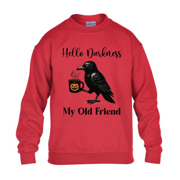 Hello Darkness my old friend - Heavy Blend™ youth crew neck sweatshirt Thumbnail