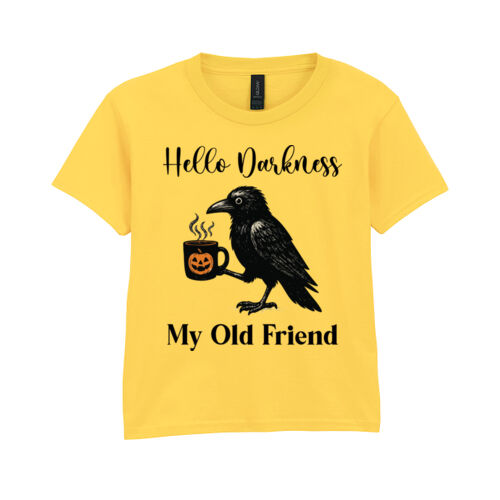 Hello Darkness my old friend - Softstyle™ youth ringspun t-shirt Thumbnail