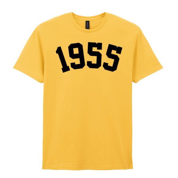 1955 - 70th birthday - Softstyle™ adult ringspun t-shirt Thumbnail