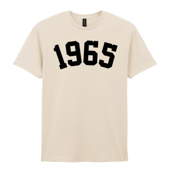 1965 - 60th Birthday - Softstyle™ adult ringspun t-shirt Thumbnail