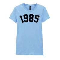 1985 - 40th Birthday - Softstyle™ women's ringspun t-shirt Thumbnail