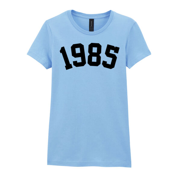 1985 - 40th Birthday - Softstyle™ women's ringspun t-shirt Thumbnail