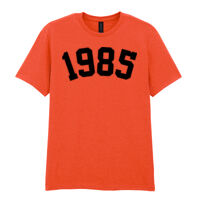 1985 - 40th Birthday - Softstyle™ adult ringspun t-shirt Thumbnail